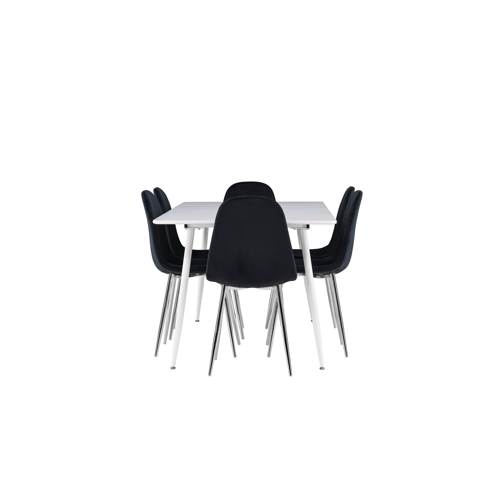 Spisegruppe Venture Home Silar 180 med 6 stk Polar Stoler Fløyel