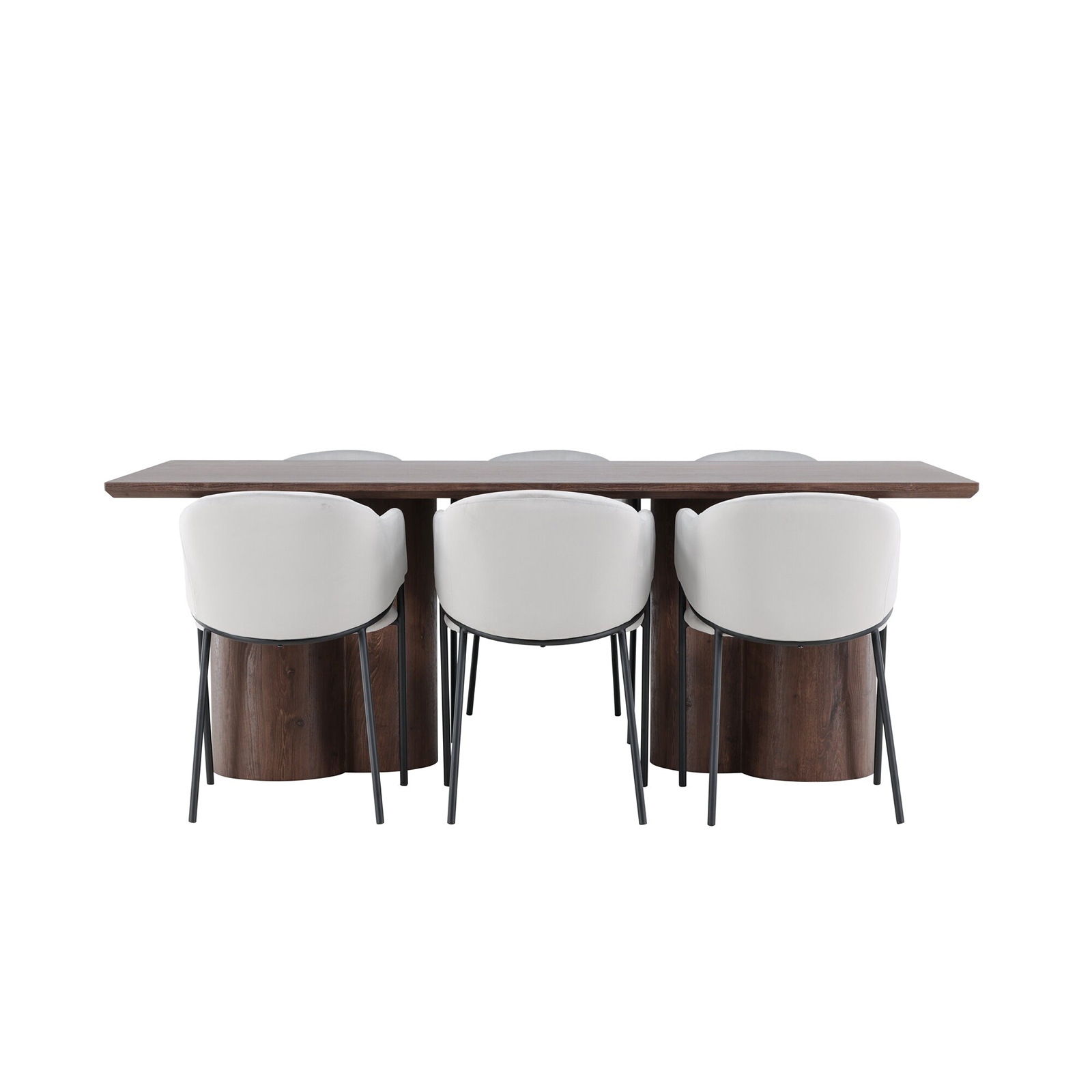 Spisegruppe Venture Home Olivia 210 med 6 stk Evelina Stoler