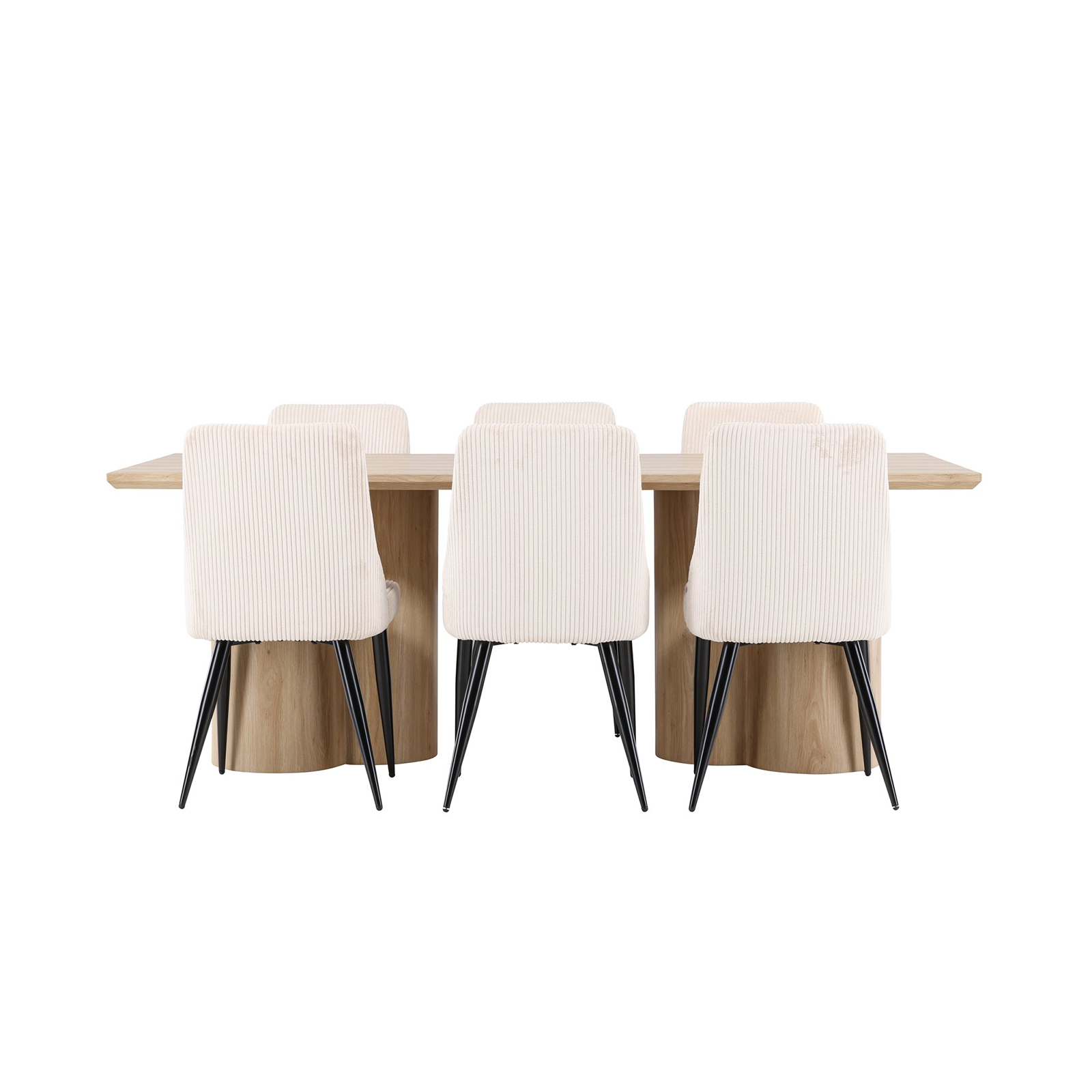 Spisegruppe Venture Home Olivia 210 med 6 stk Leone Stoler