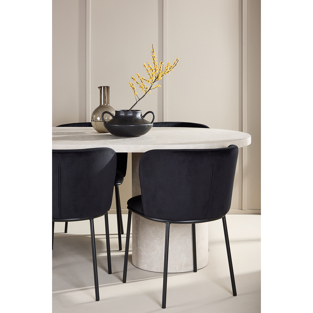 Spisegruppe Venture Home Narvik med 6st Edina Spisestoler