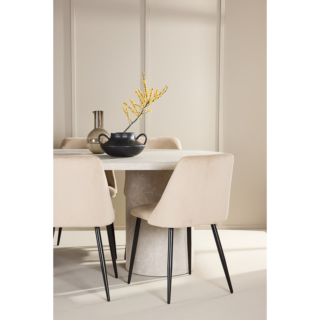 Spisegruppe Venture Home Narvik med 6st Night Spisestoler