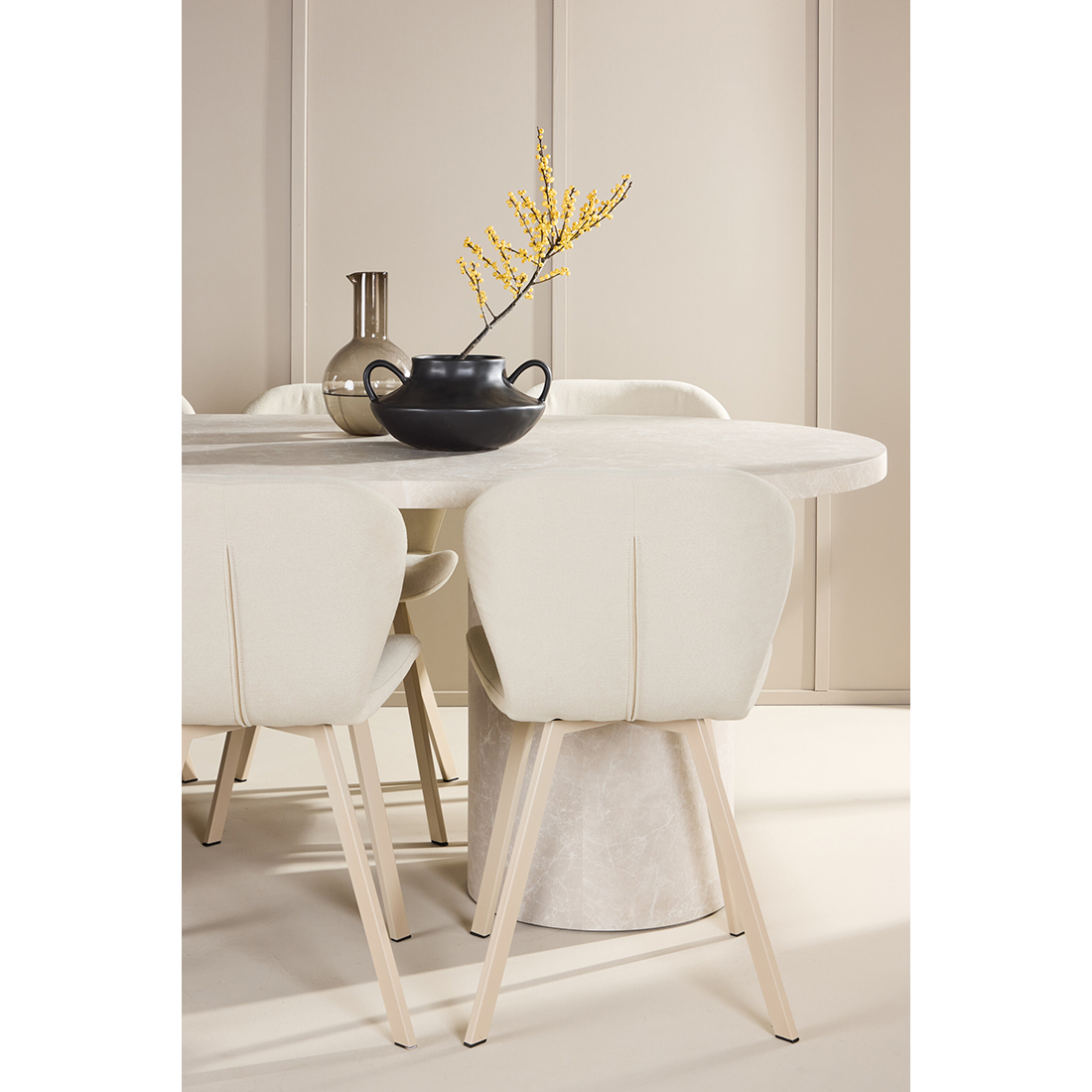 Spisegruppe Venture Home Narvik med 6st Lilja Spisestoler