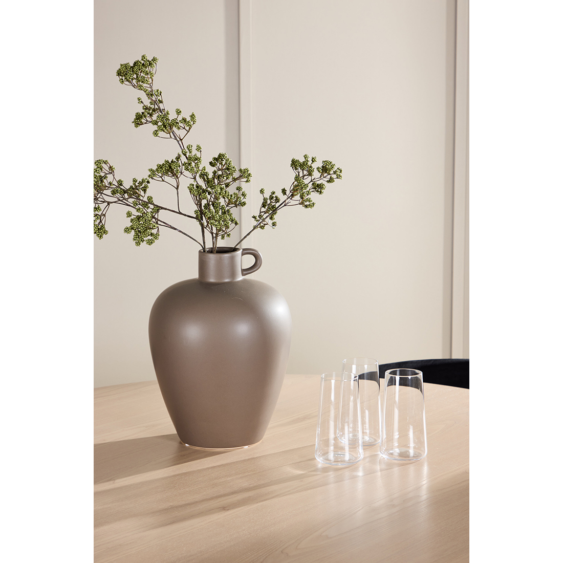 Spisegruppe Venture Home Flora Ø120 cm med 4st Edina Spisestoler