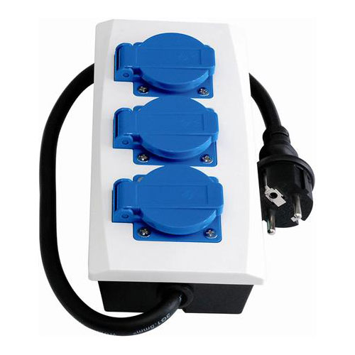 Forgrener Malmbergs 3-Veis IP44 med Jord