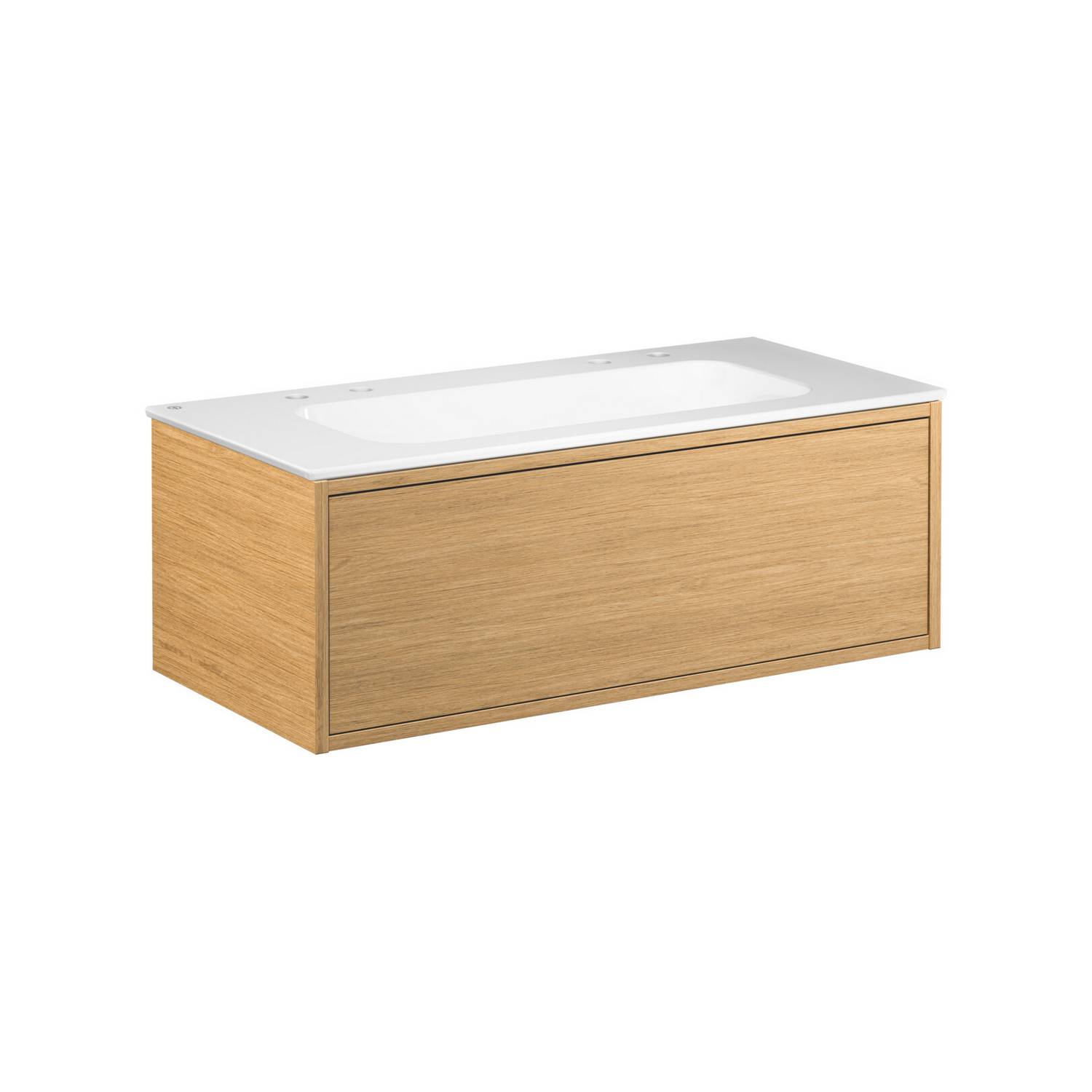 tvättställskåp gustavsberg ducentic 100 cm med tvättställ i porslin