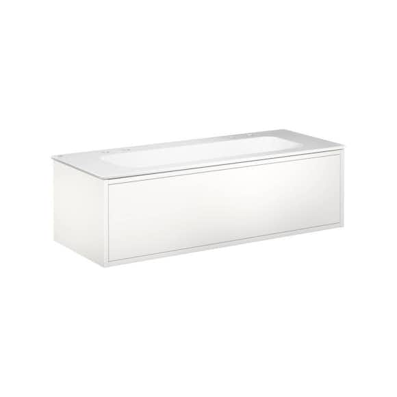 tvättställskåp gustavsberg ducentic 120 cm med tvättställ i porslin