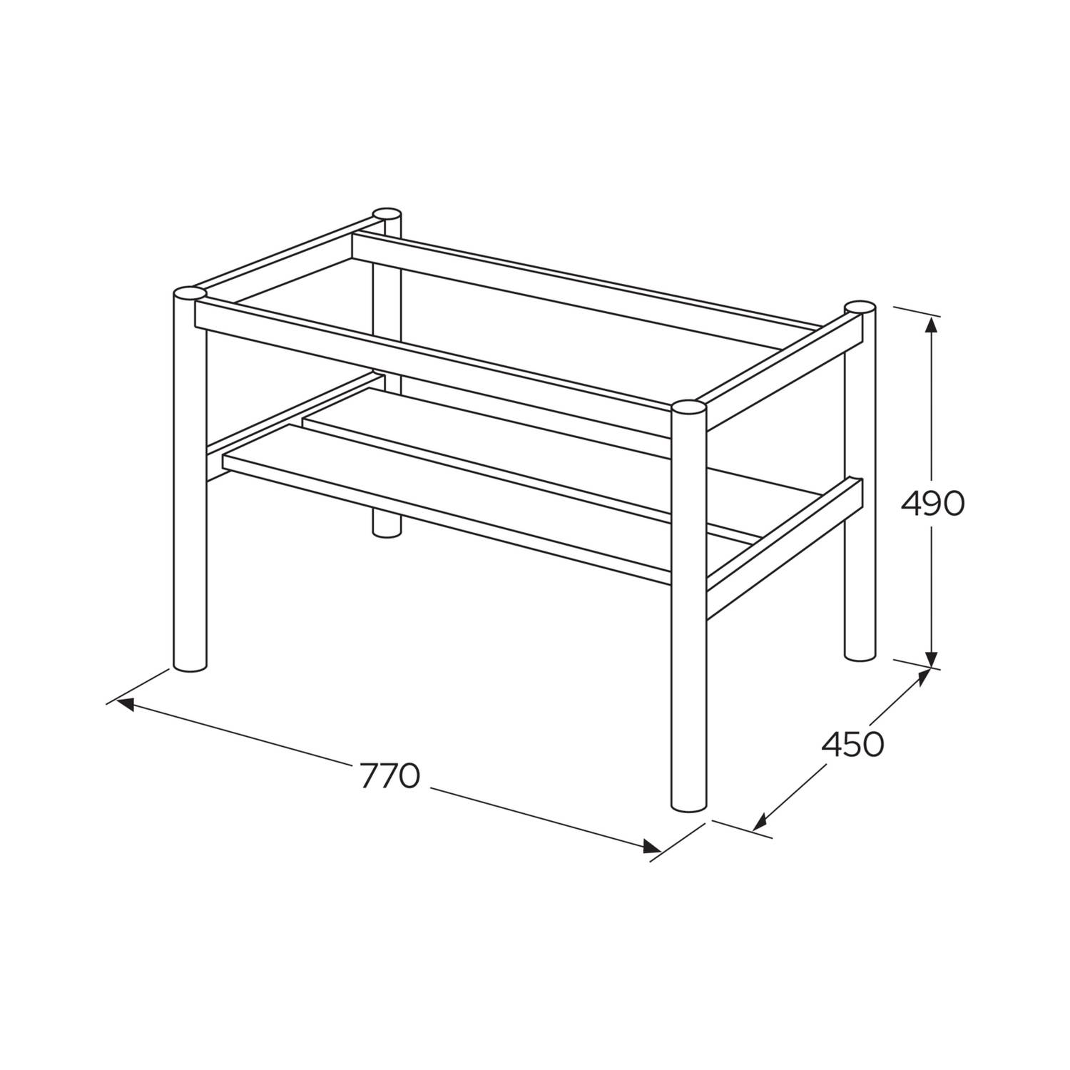 Benställning Gustavsberg Ducentic för Tvättställskåp
