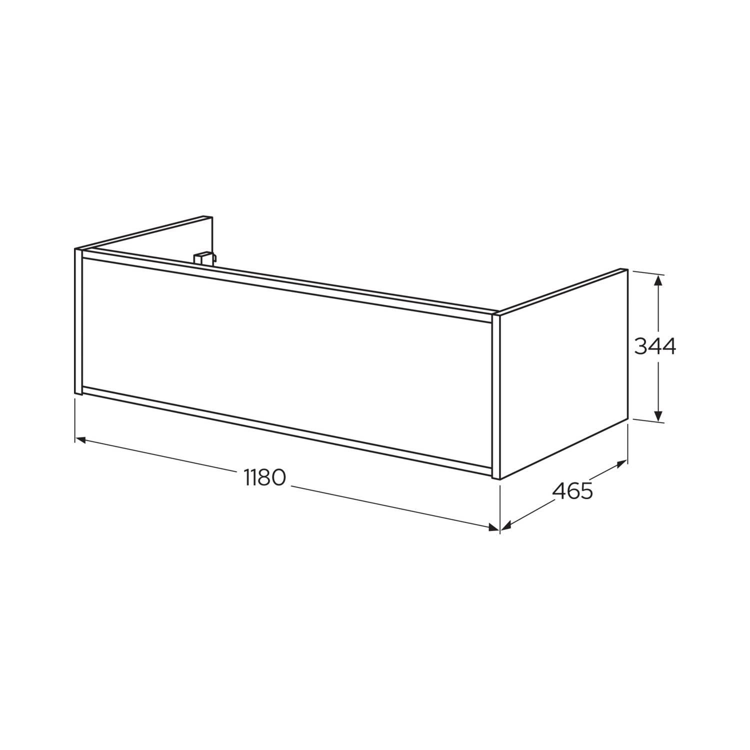 Tvättställskåp Gustavsberg Ducentic 120 cm
