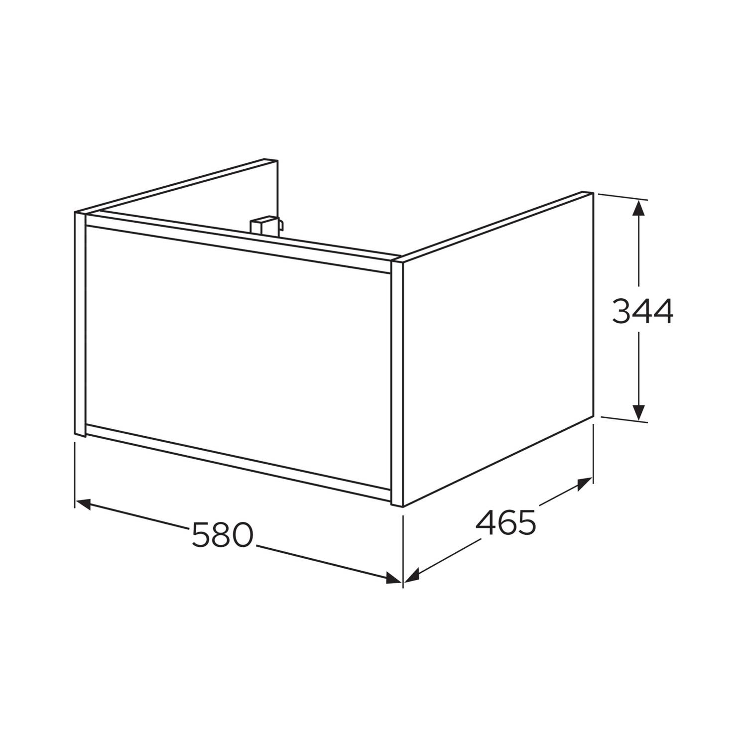 Tvättställskåp Gustavsberg Ducentic 60 cm