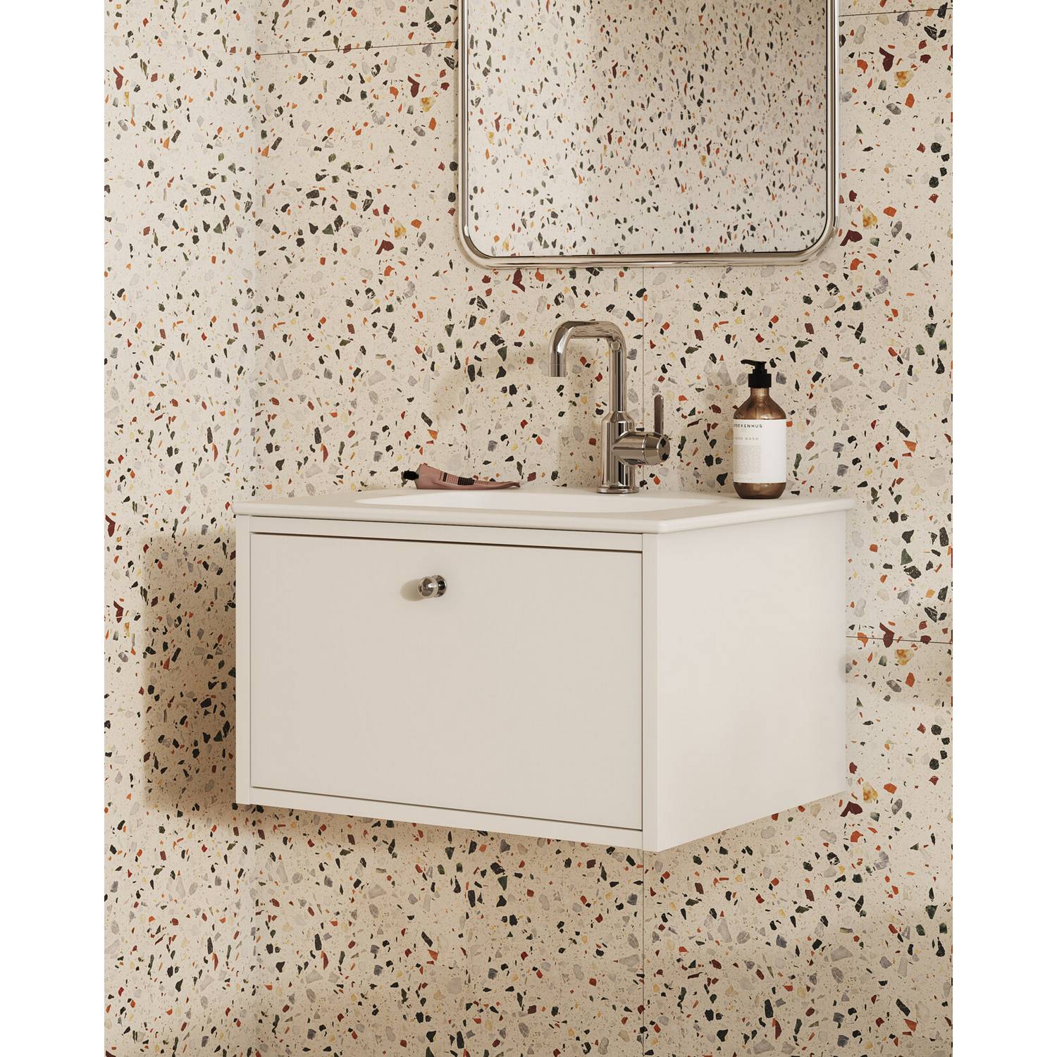 Tvättställskåp Gustavsberg Ducentic 60 cm med Tvättställ i Porslin