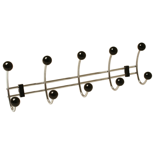 Knaggrekke Habo Berry 5-kroker Svart