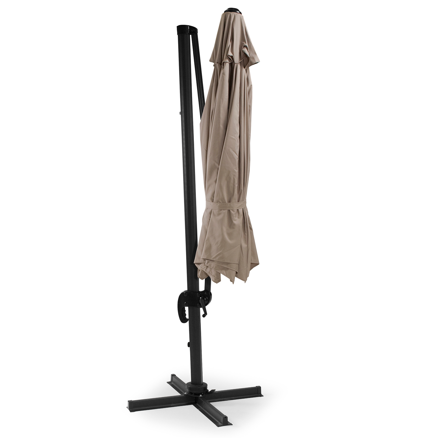 Hengende parasoll Hillerstorp SideWinder XL Beige Ø350 cm