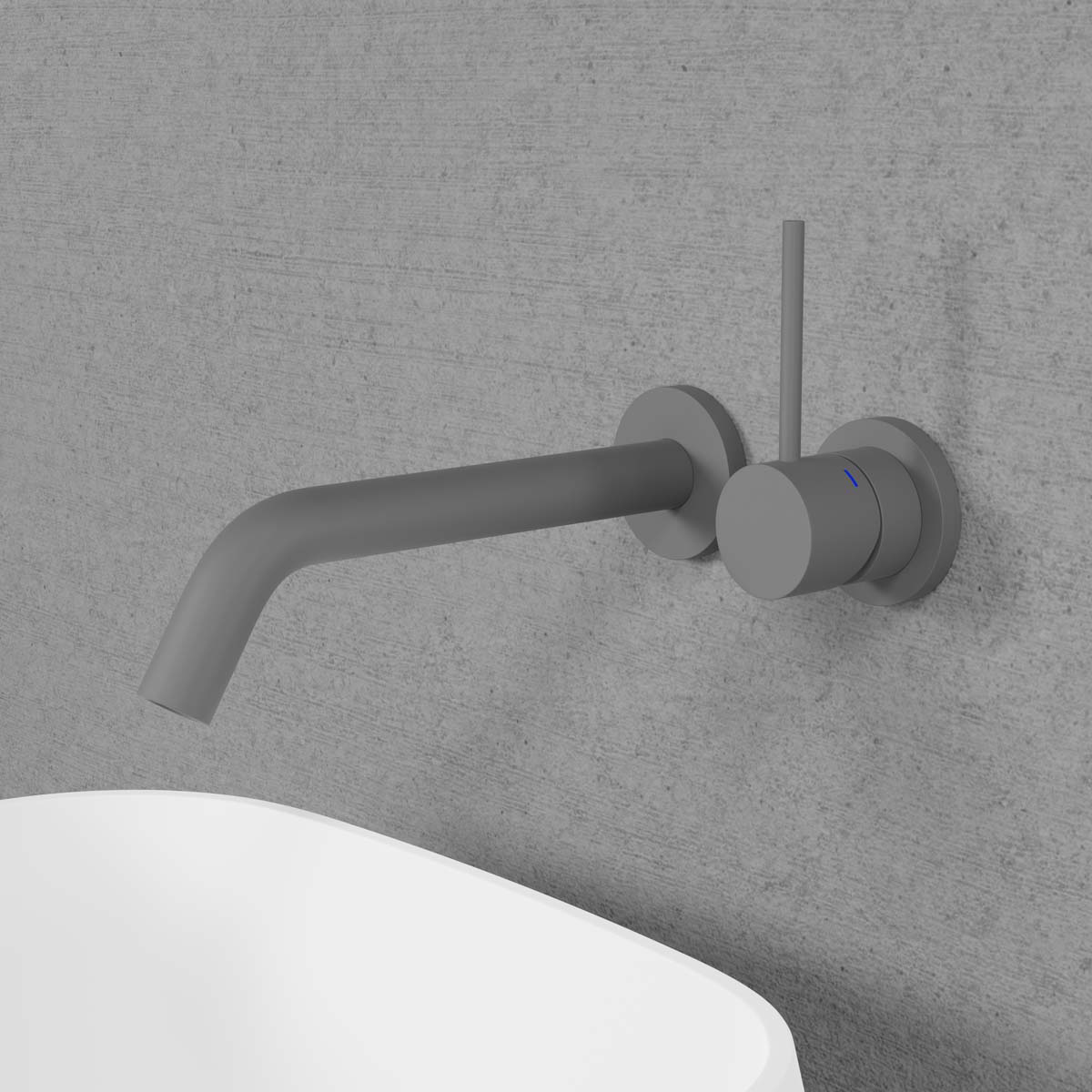 tvättställsblandare scandtap steel harmonized 1 för inbyggnad