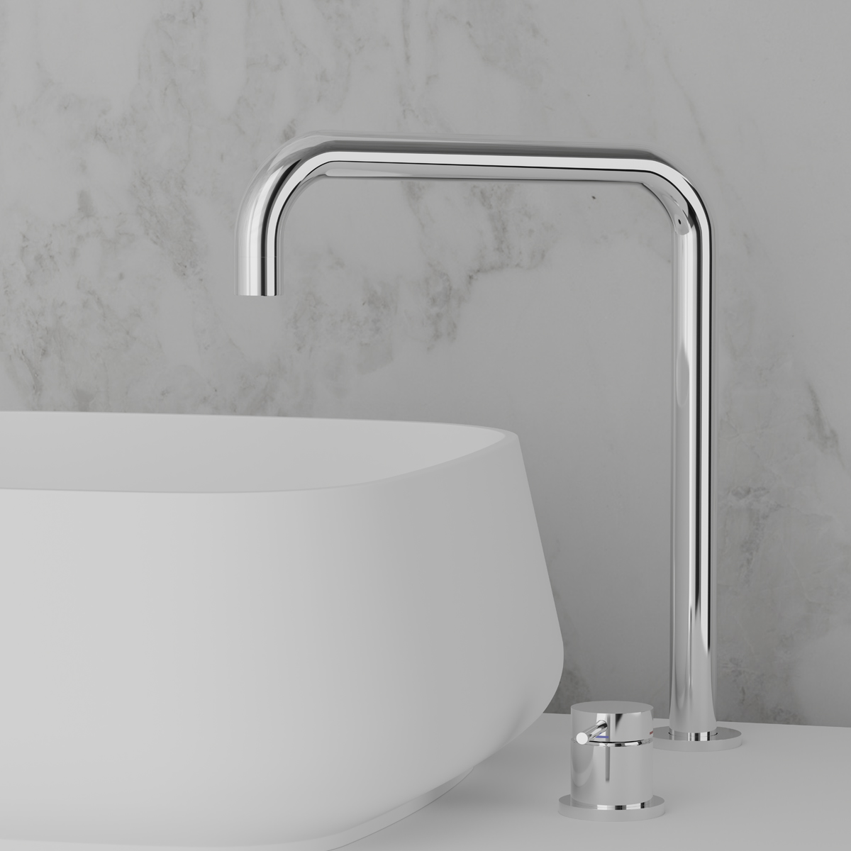 Köksblandare Scandtap Harmonized K2 Square