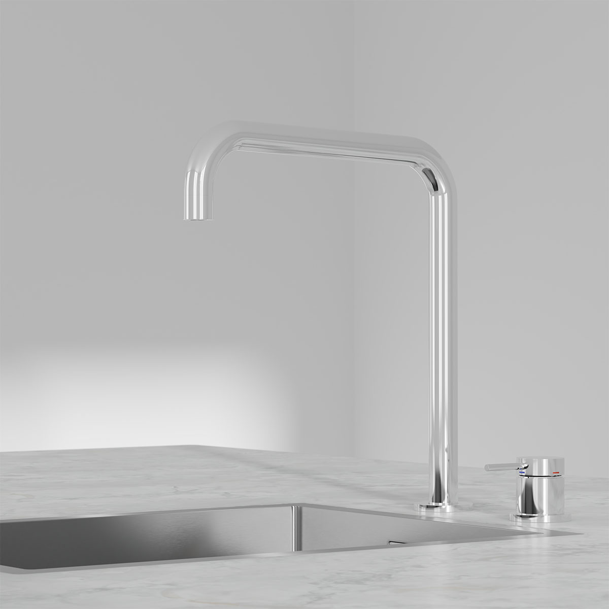 Köksblandare Scandtap Harmonized K2 Square