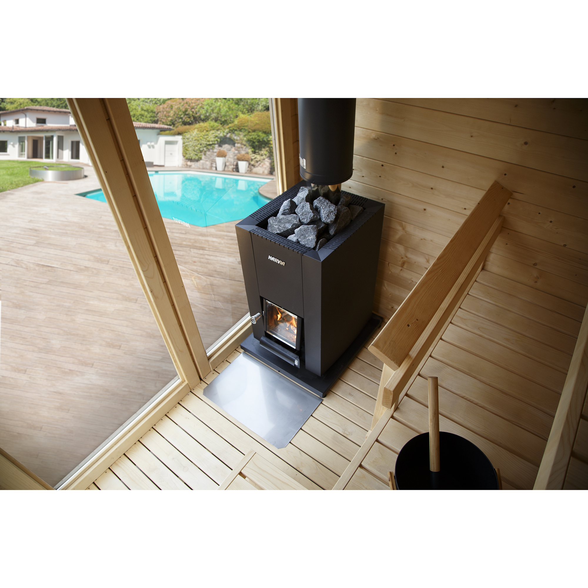 Badstuovn Harvia Linear 18 Compact Black