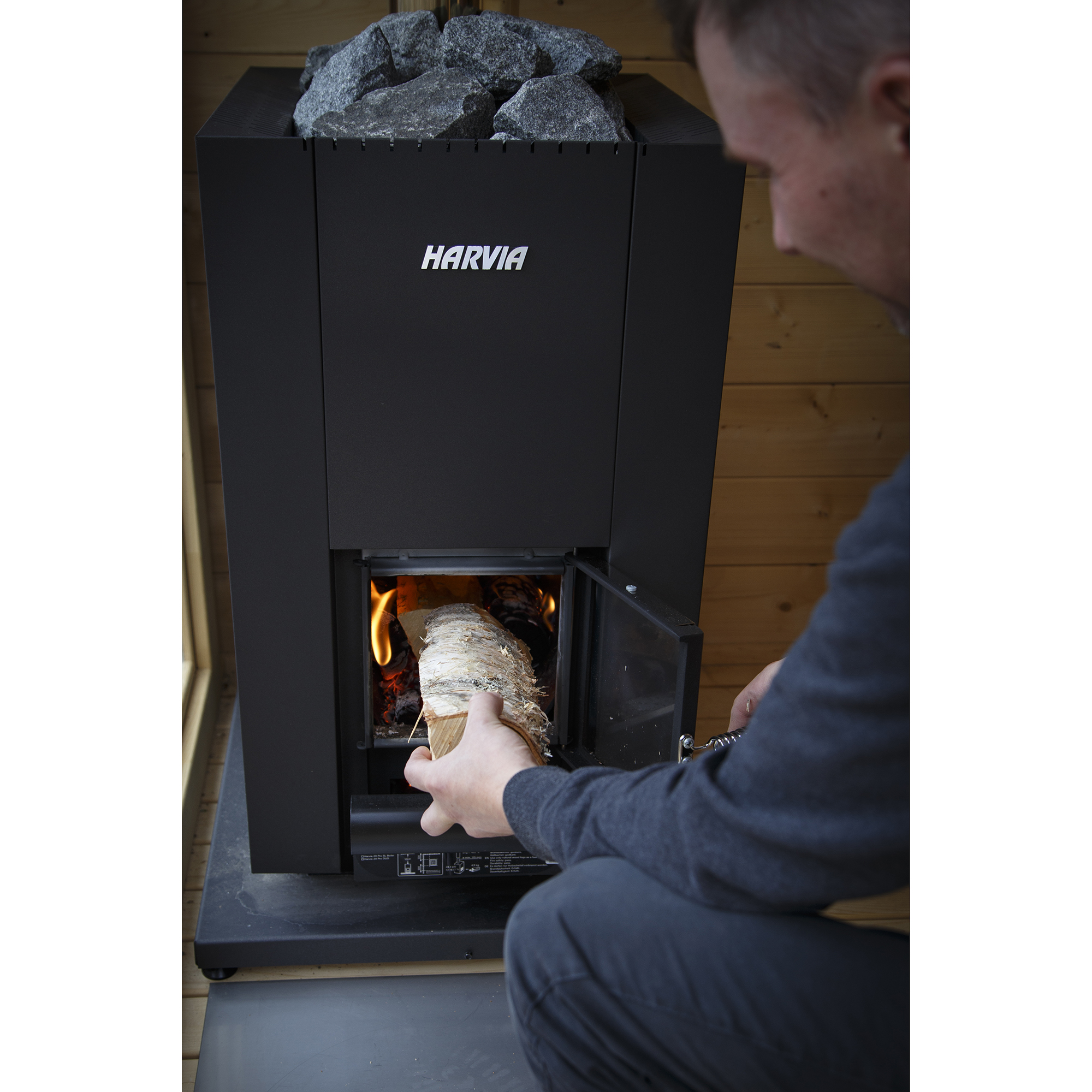 Badstuovn Harvia Linear 18 Compact Black