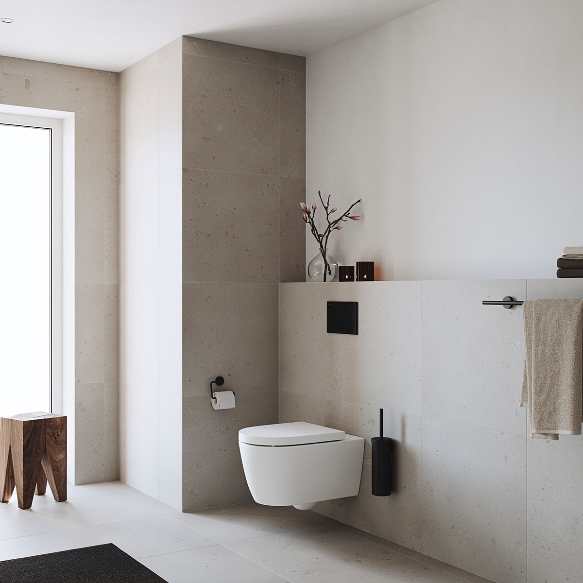 Toalettpappershållare Smedbo Home H341