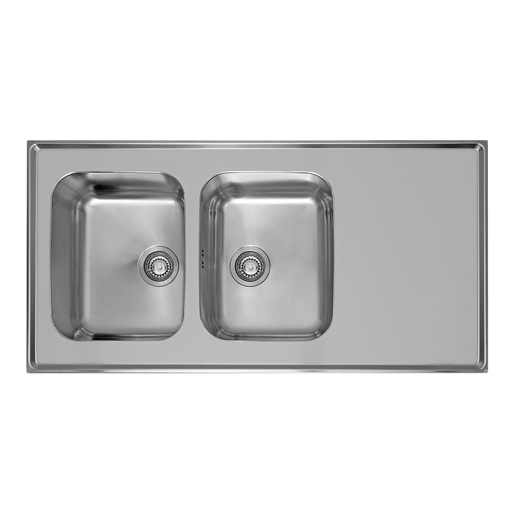 Heltäckande Diskbänk Franke De Luxe H 12/14 Vändbar 1200 mm