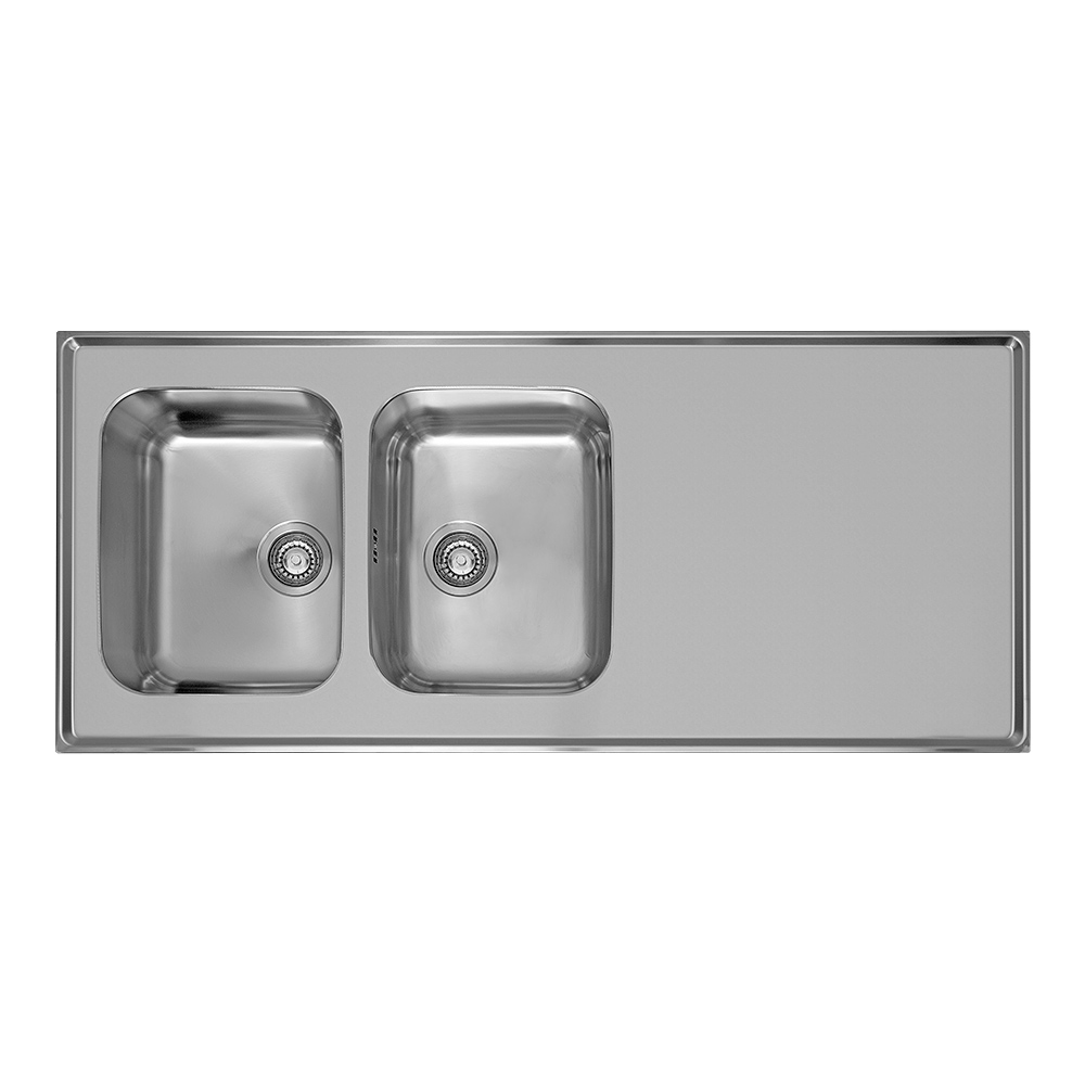 Heltäckande Diskbänk Franke De Luxe H 12/14 Vändbar 1400 mm