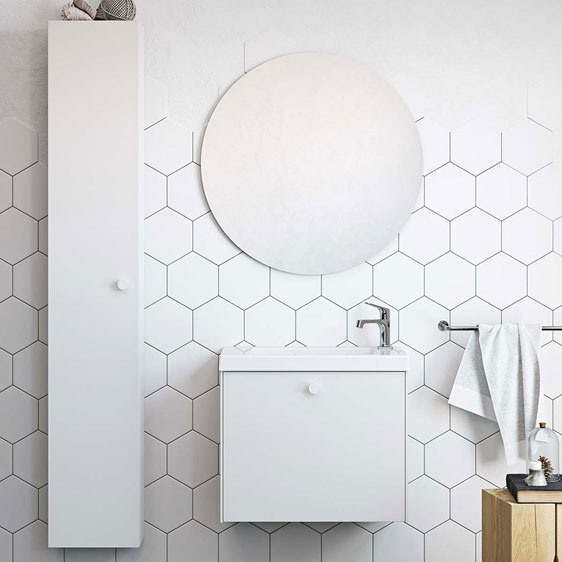 Högskåp Ballingslöv HD30C Bright med 1 Lucka