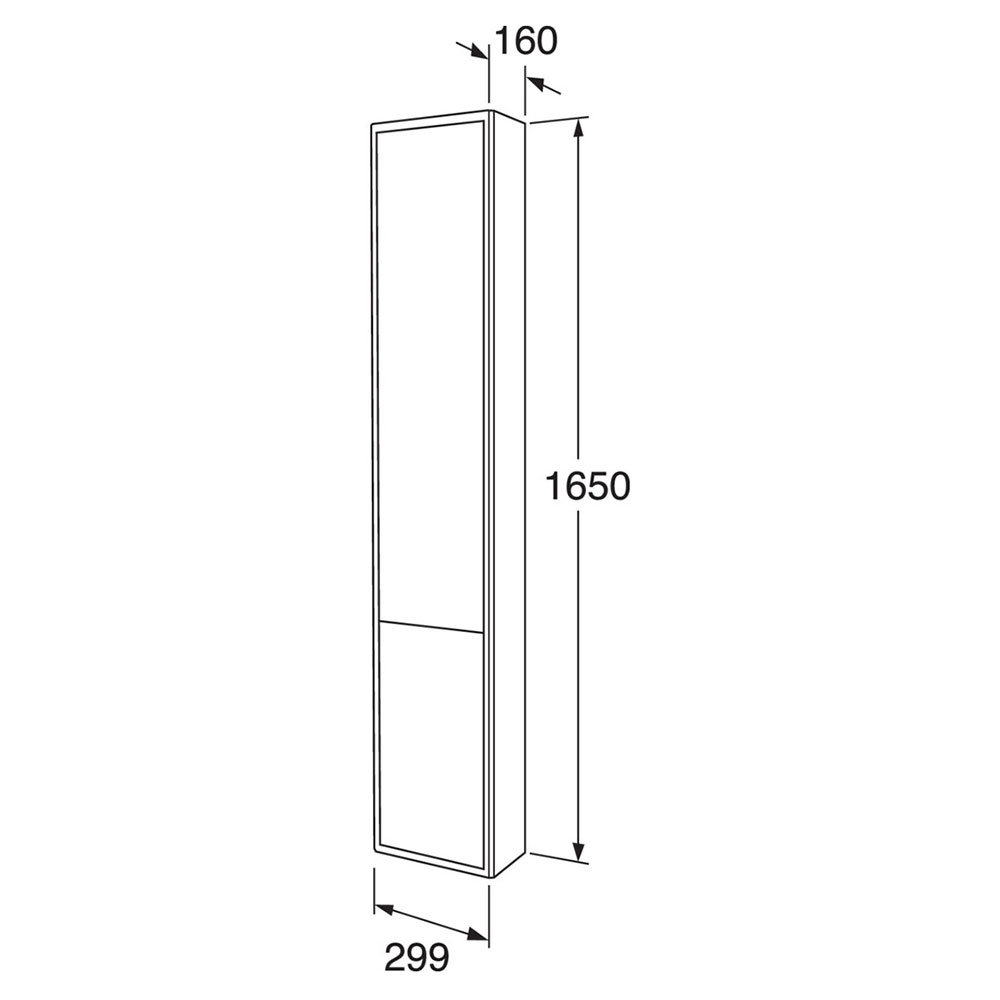Högskåp Gustavsberg Graphic