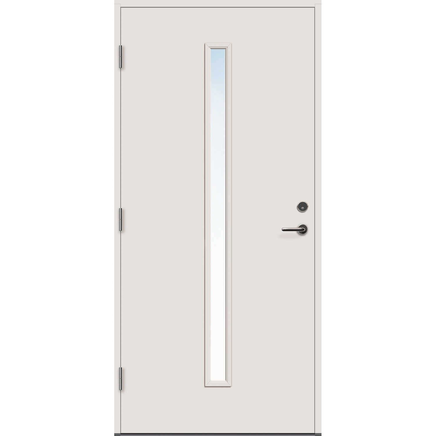 Ytterdør Bygg1 Hovdeby med Kompaktlaminat