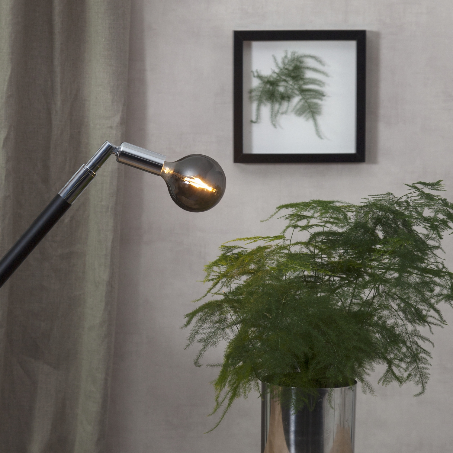 LED-Lampe Star Trading E14 G80 Decoled Smoke