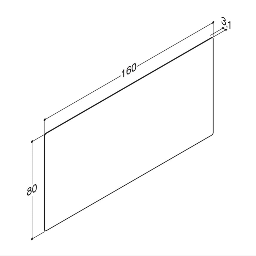 Spegel Dansani Soft med Ljusstyrning