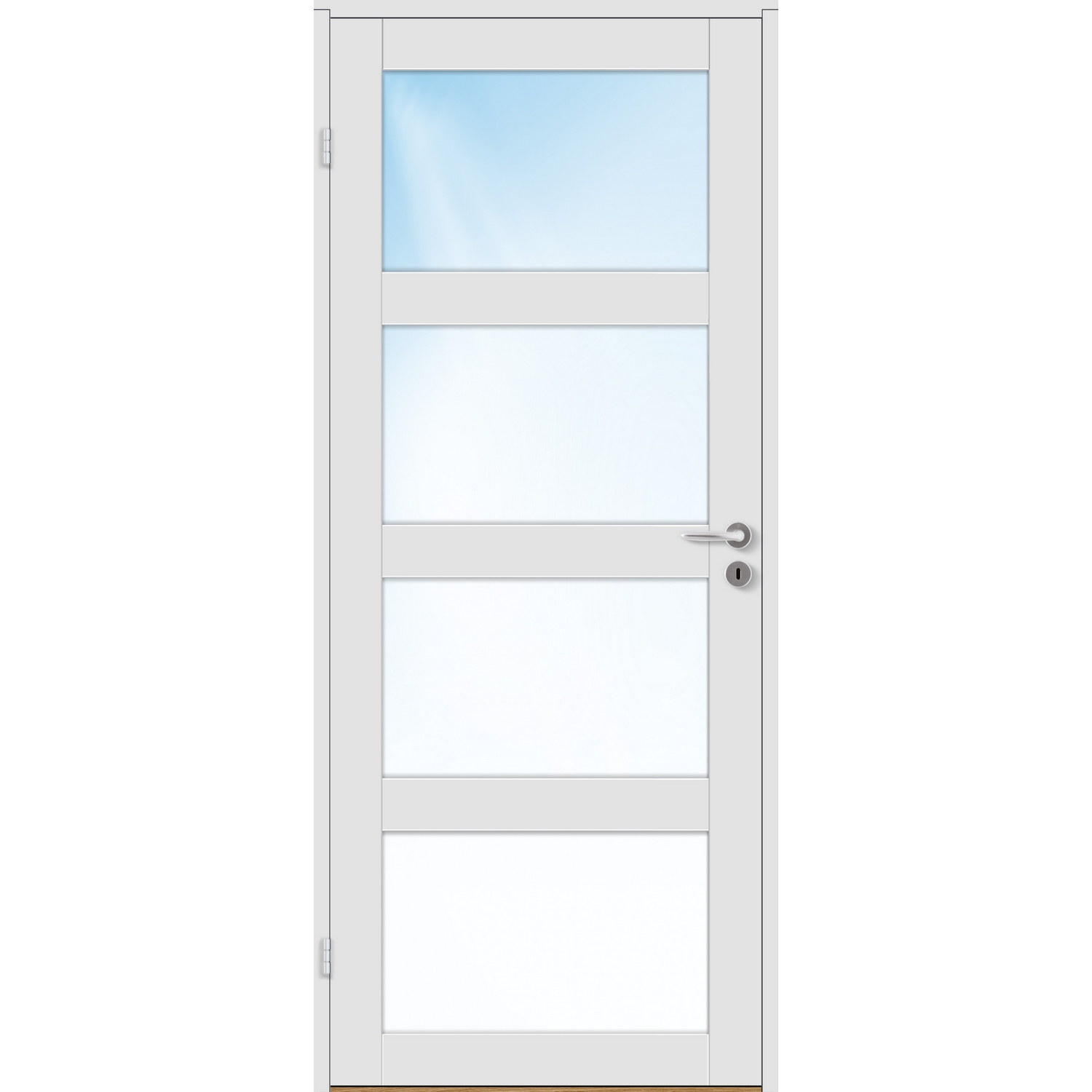 Innerdør Bygg1 Base 4 Klarglass