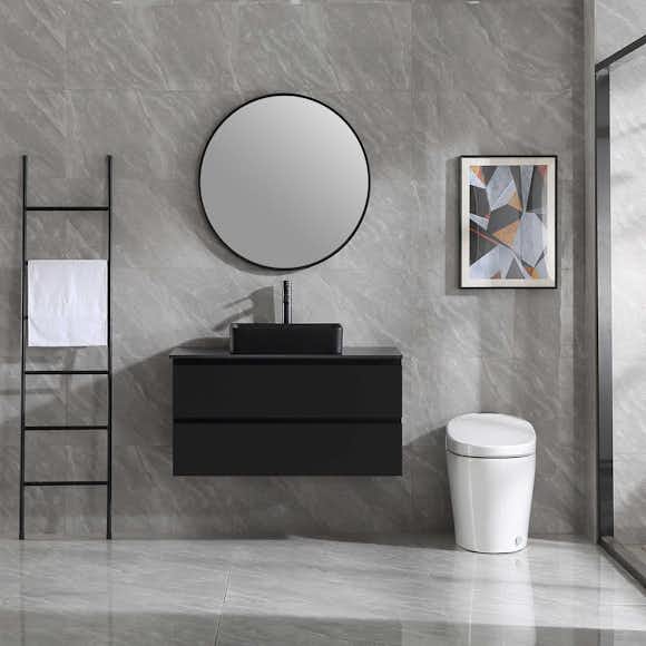 tvättställsskåp bathlife extas svart