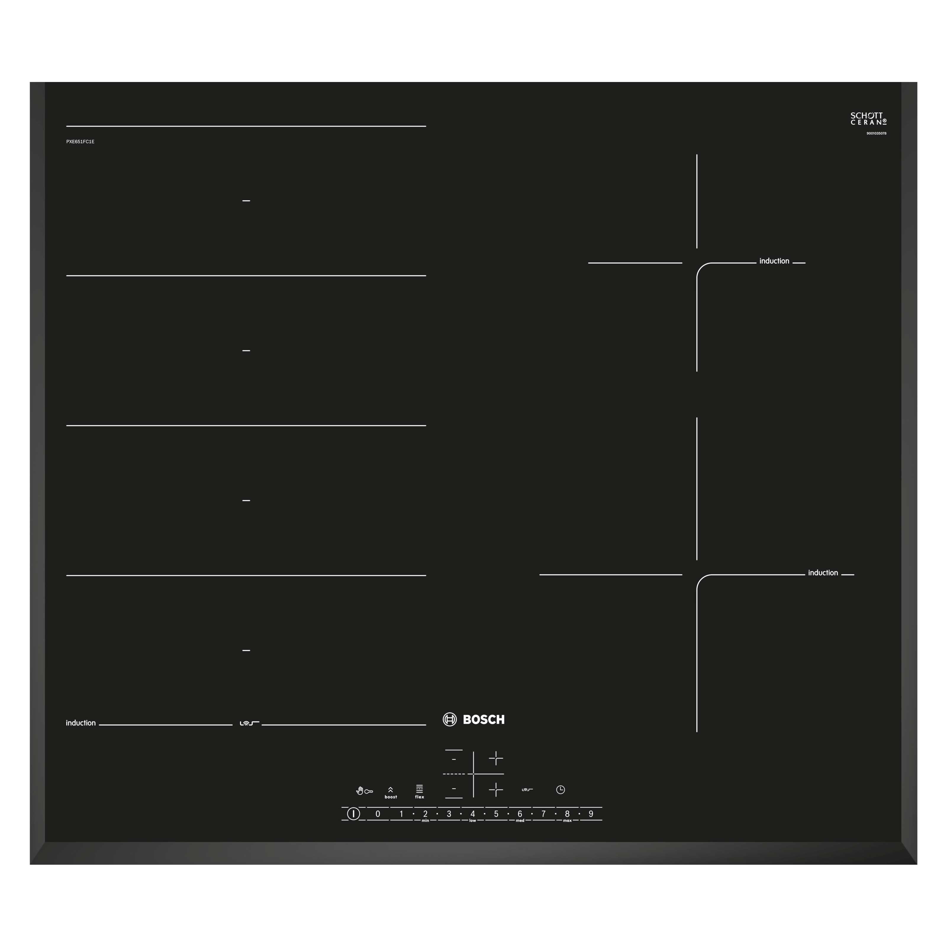 Induktionshäll Bosch PXE651FC1E
