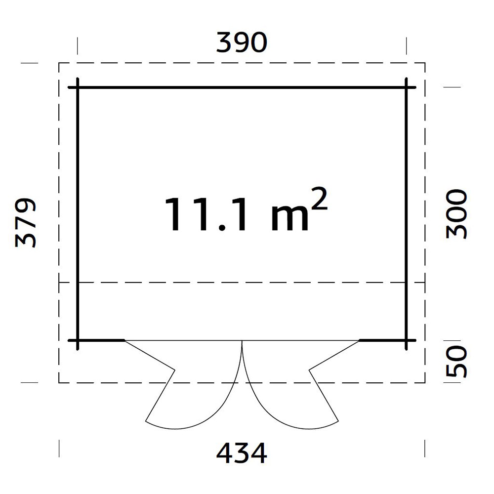 Anneks Palmako Ines 11,1 m2