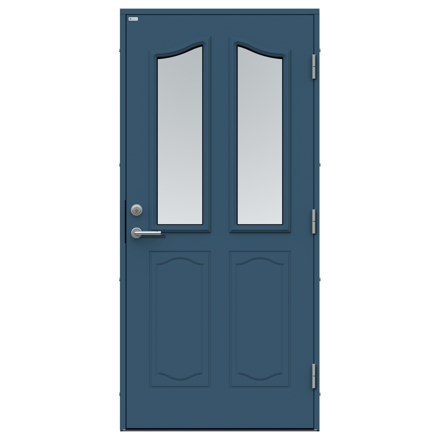 Ytterdør Diplomat Ingrid Klart Glass