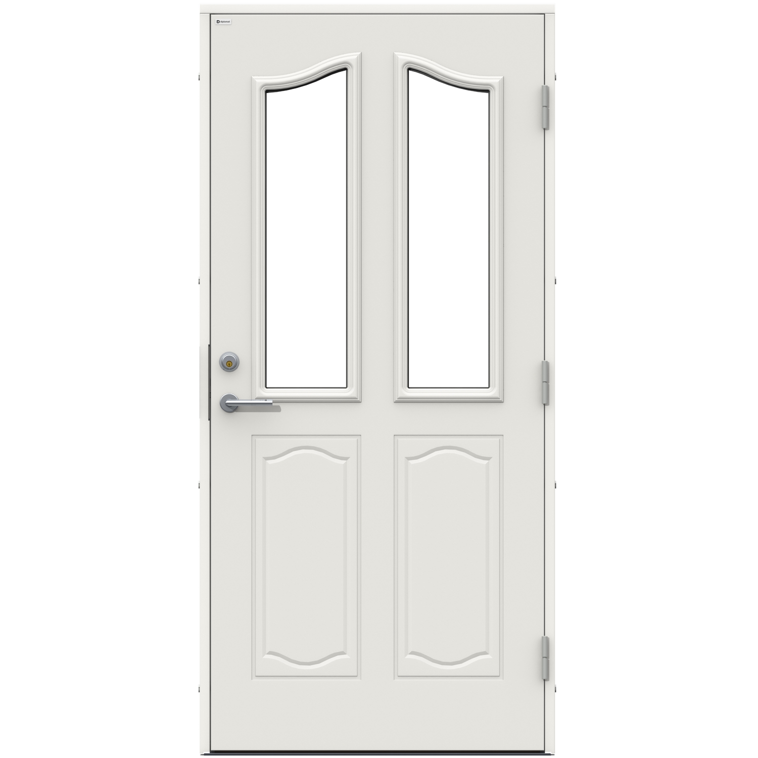 Ytterdør Diplomat Ingrid Klart Glass