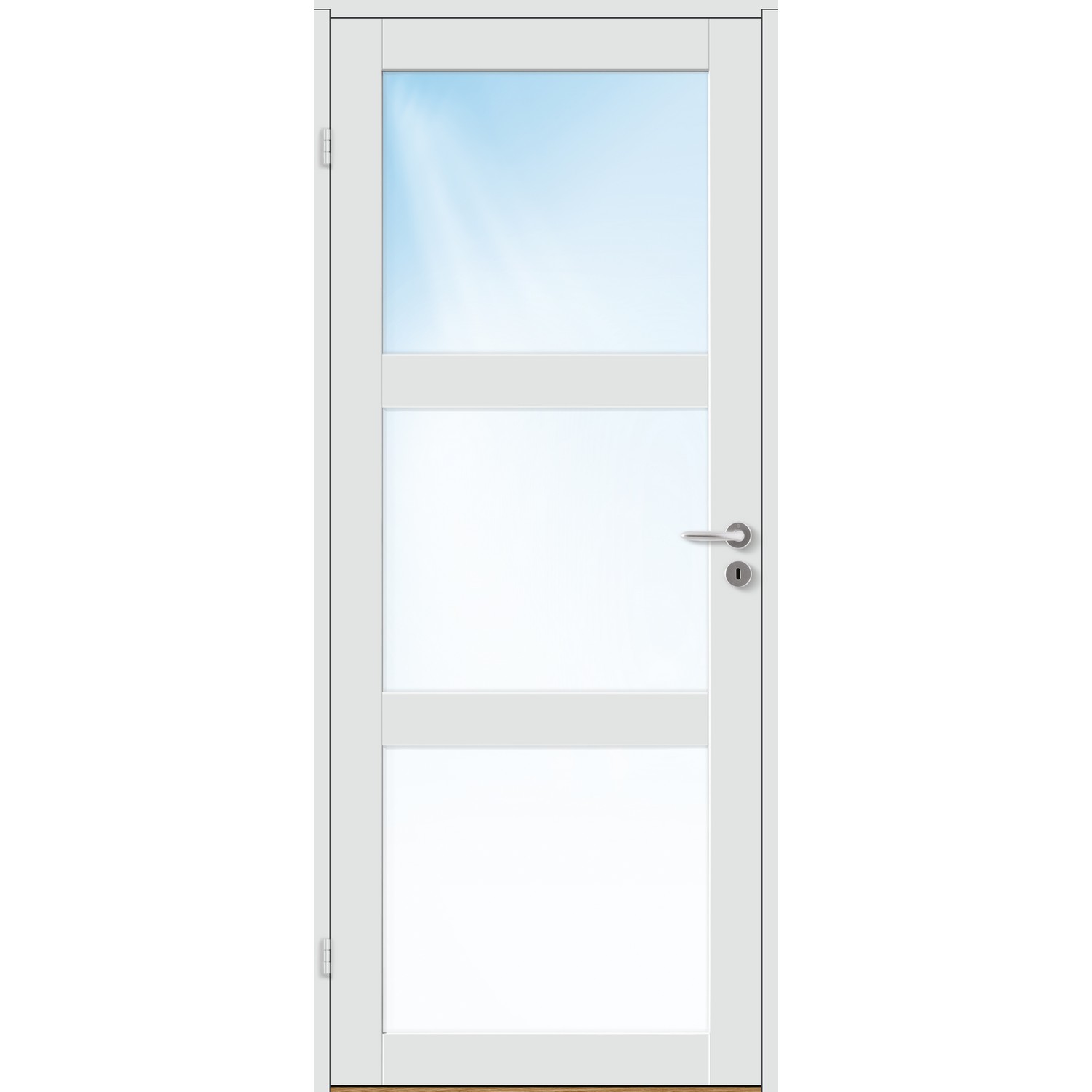 Innerdør Bygg1 Base 3 Klarglass