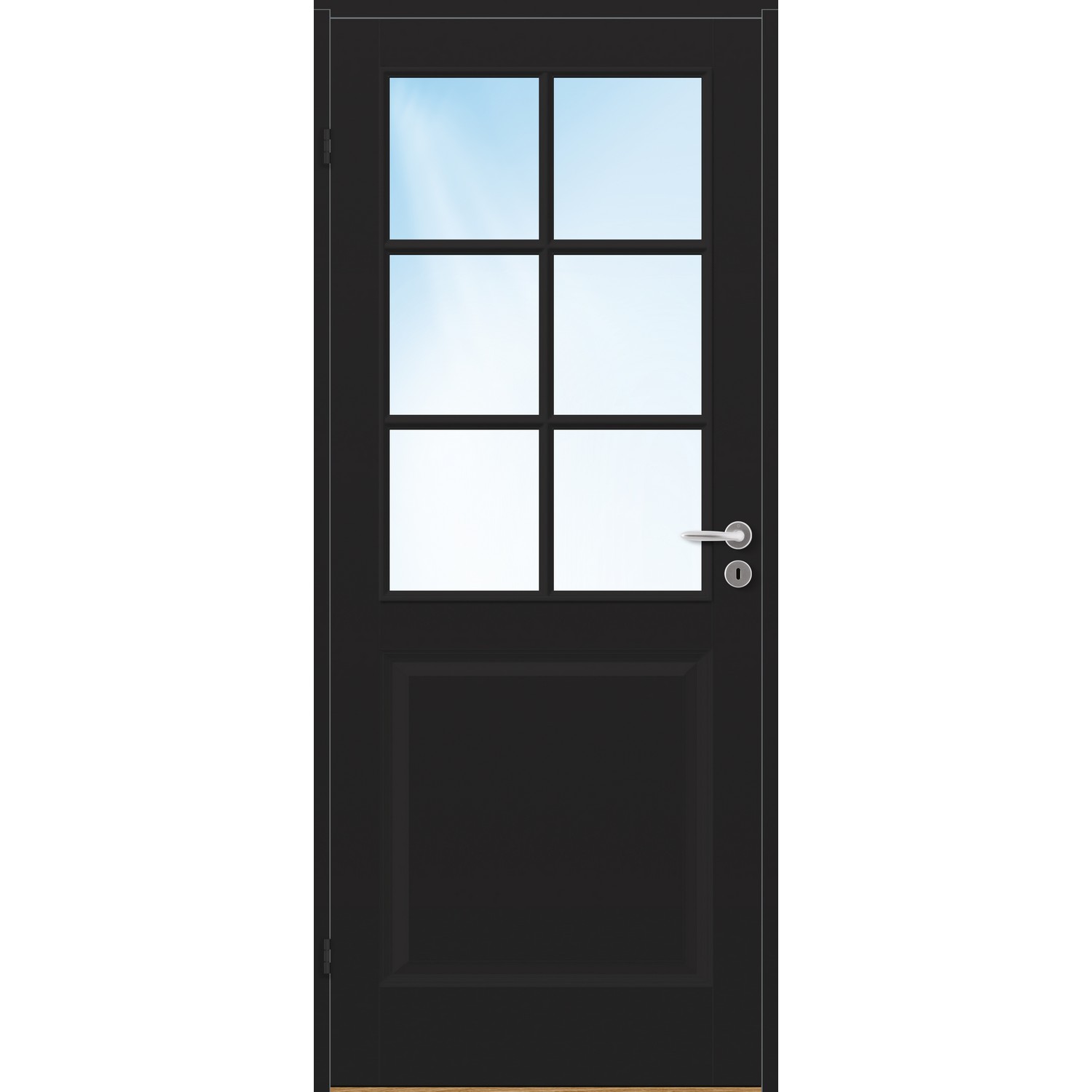 Innerdør Bygg1 Kari Kompakt HW Klarglass