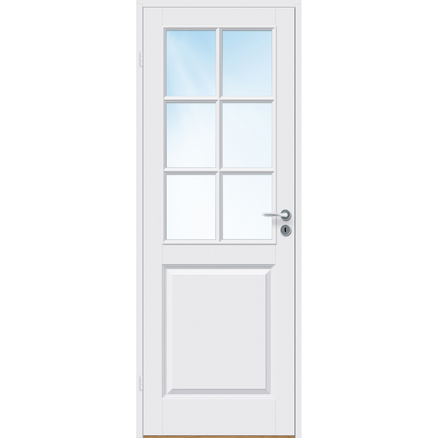 Innerdør Bygg1 Kari Kompakt HW Klarglass