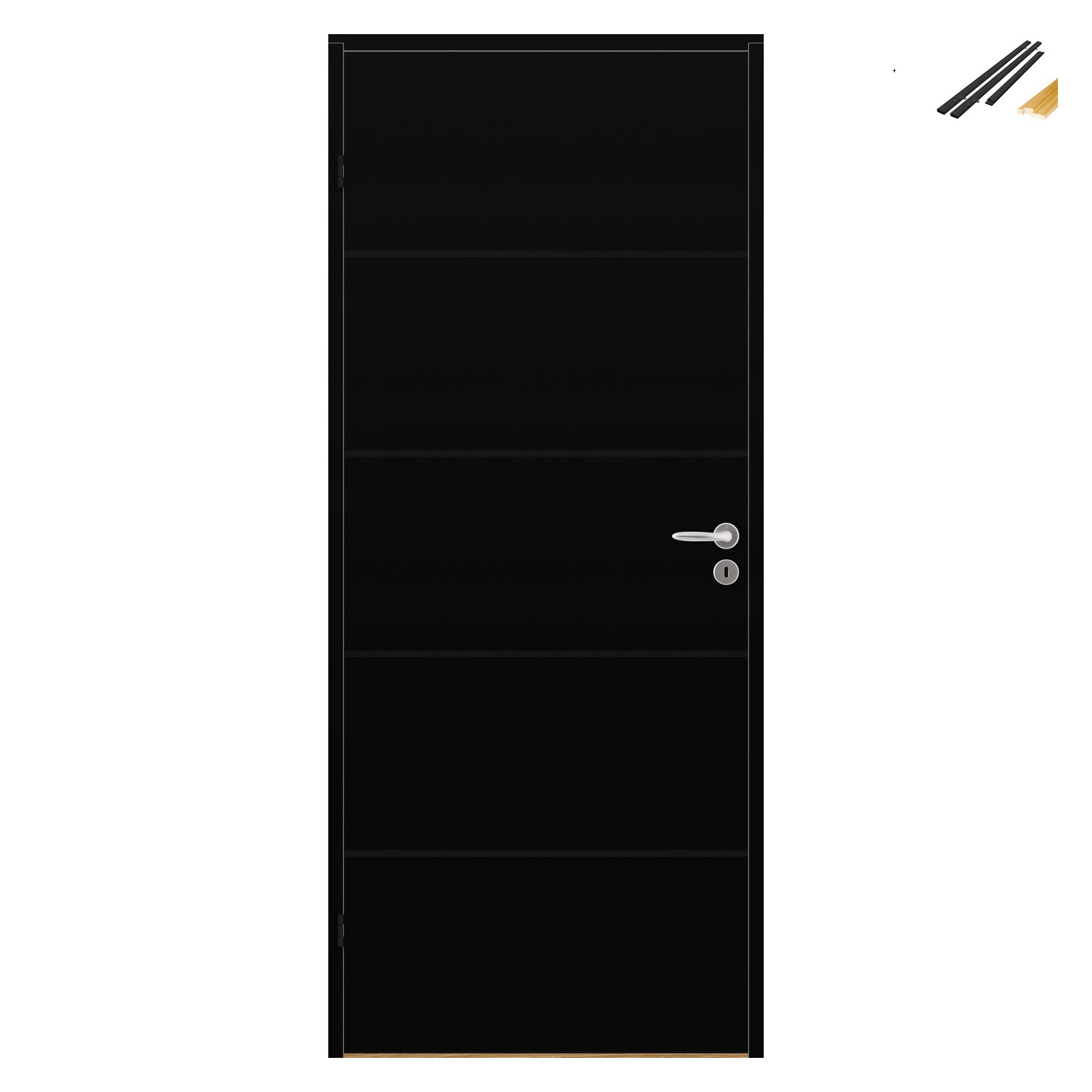 Innerdør Bygg1 Quatro Kompakt med Karmsett