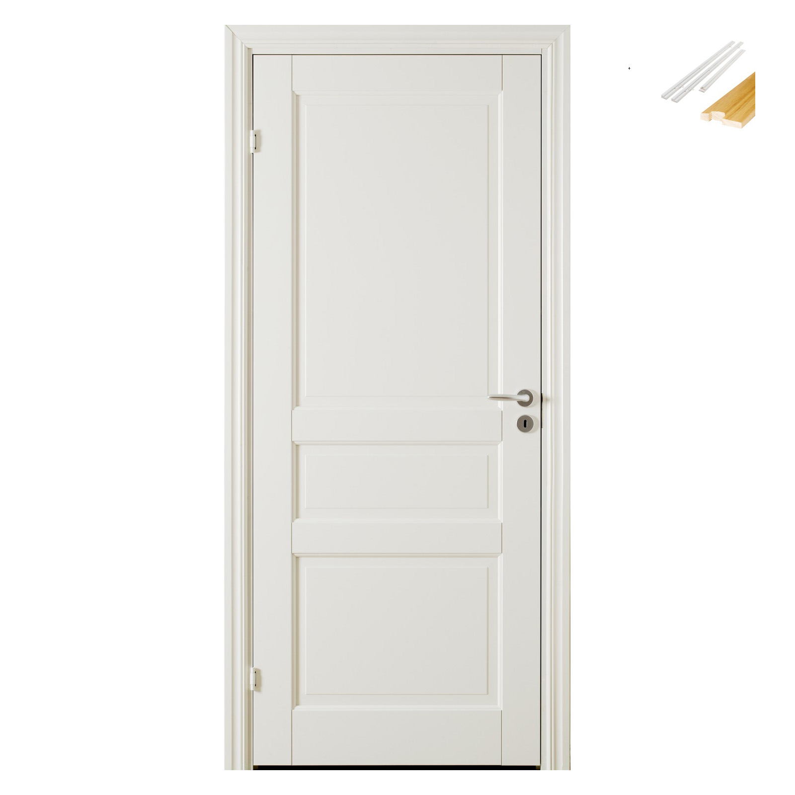 Innerdør Bygg1 Sigve Hvit med Karmsett