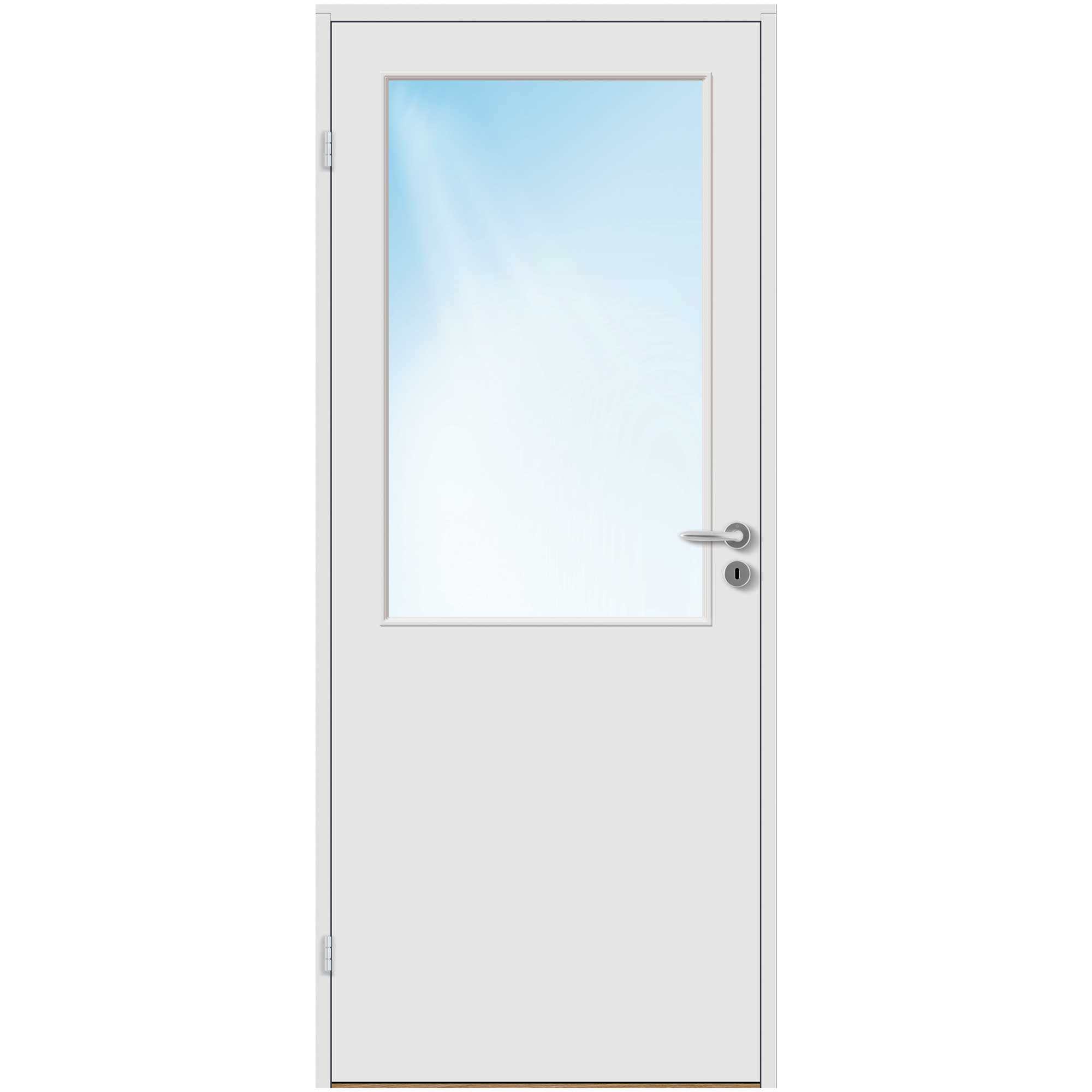 Innerdør Bygg1 Sletten HW Klarglass