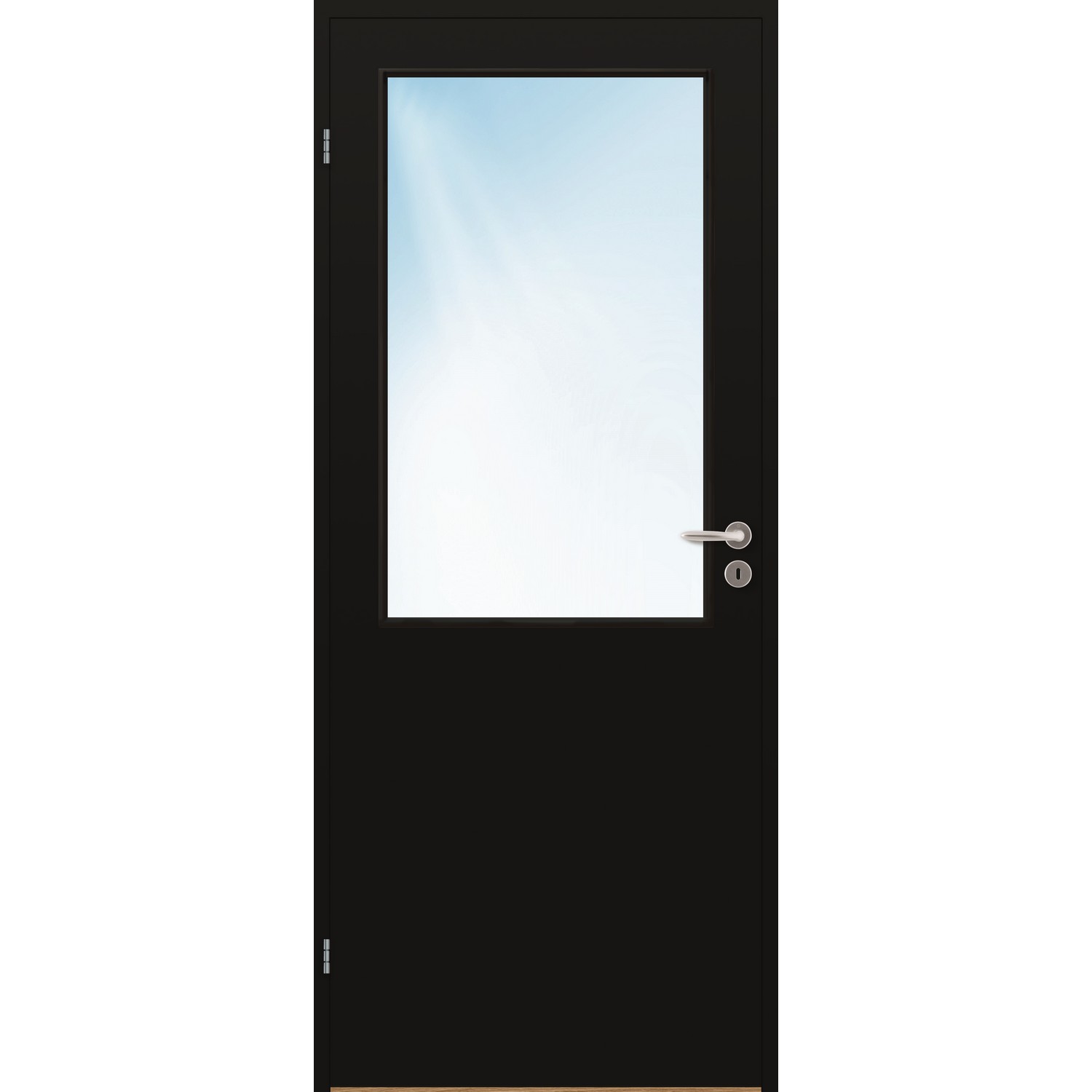 Innerdør Bygg1 Sletten HW Kompakt Klarglass