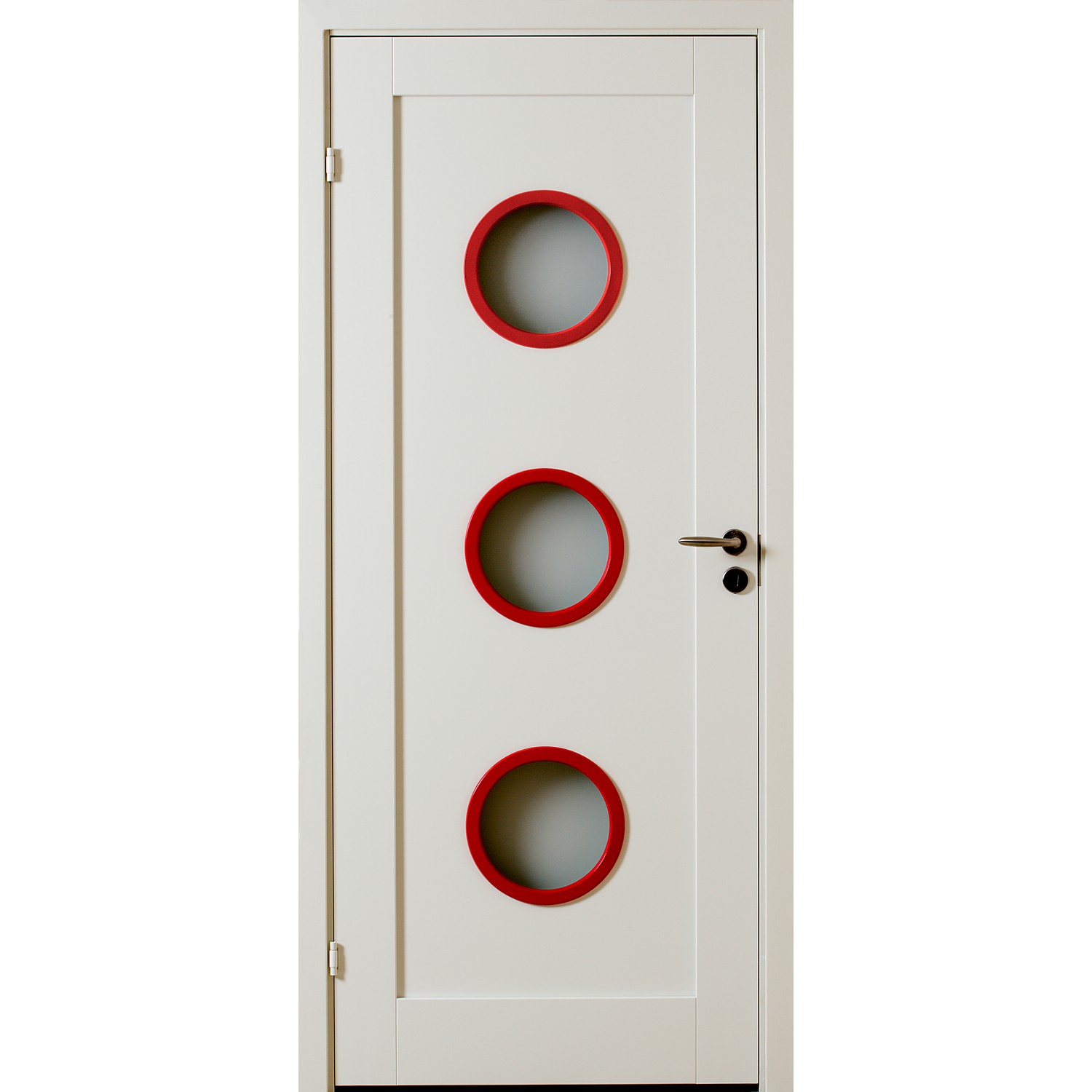 Innerdør Bygg1 Stil 1 R3 Hvit Glass