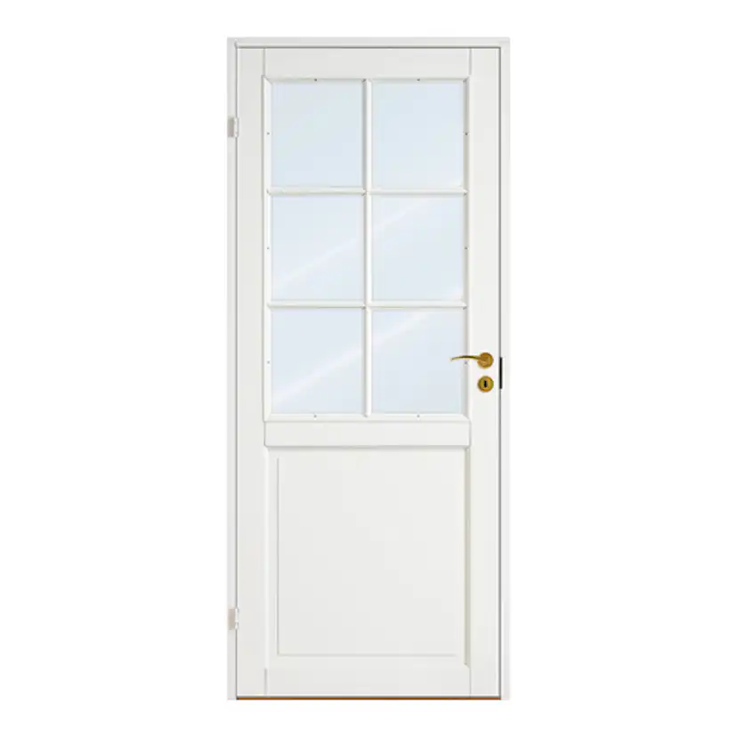 Scanflex Innerdør Innerdør Scanflex Sindre Klarglass 2x3 BxH: 80x210 (dørbladmål: 72 ...