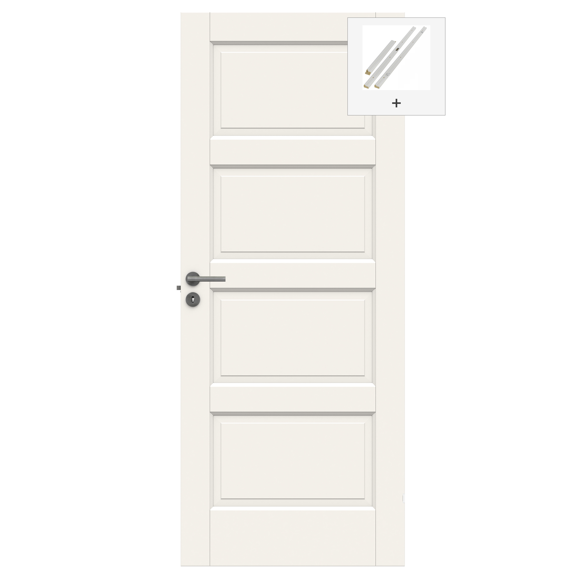 Innerdør Swedoor Craft 04L med Karmsett