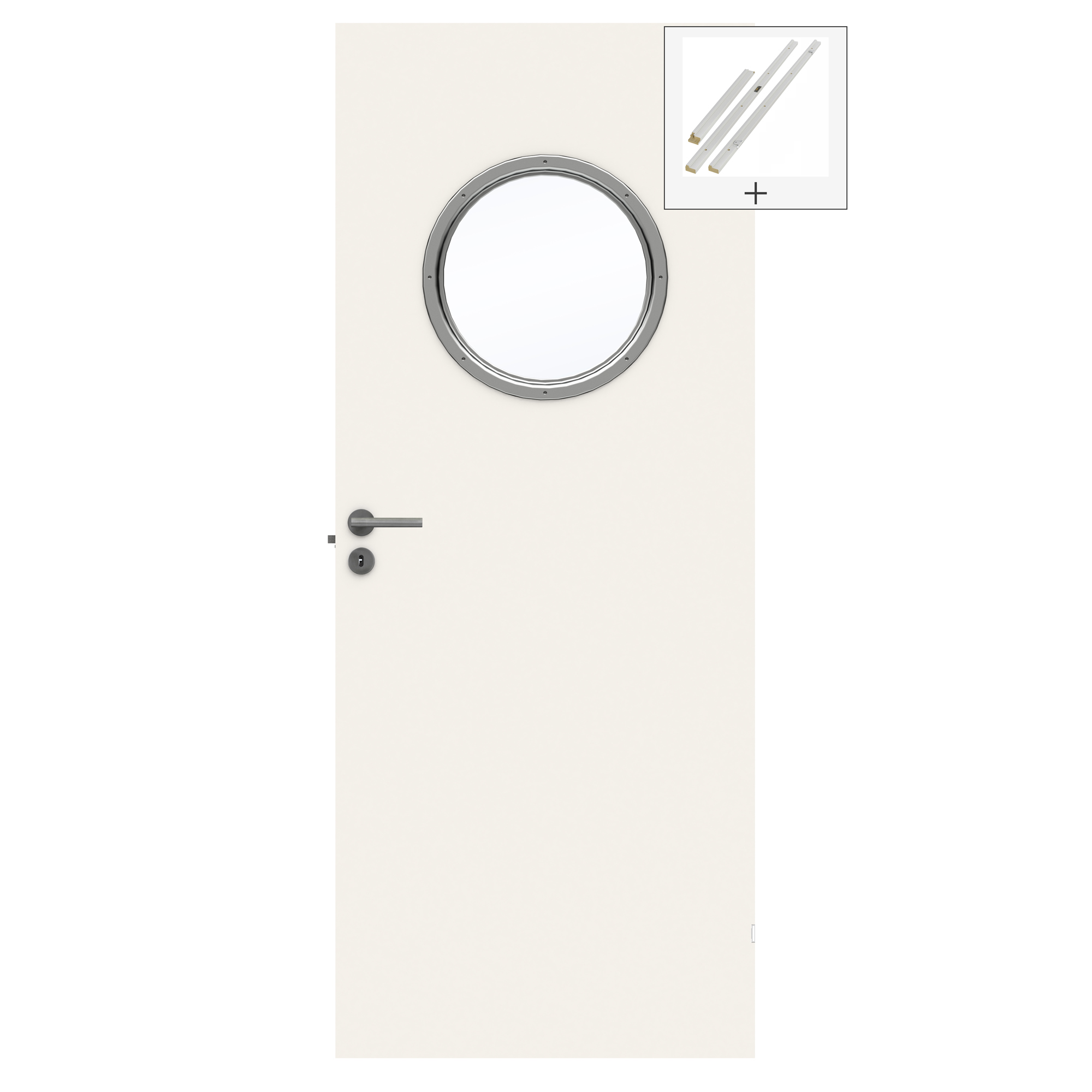 Innerdør Swedoor Stable G68 Hvit med Karmsett