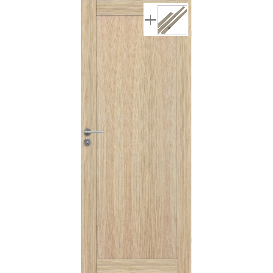 Innerdør Swedoor Unique 01L Finér med Karmsett