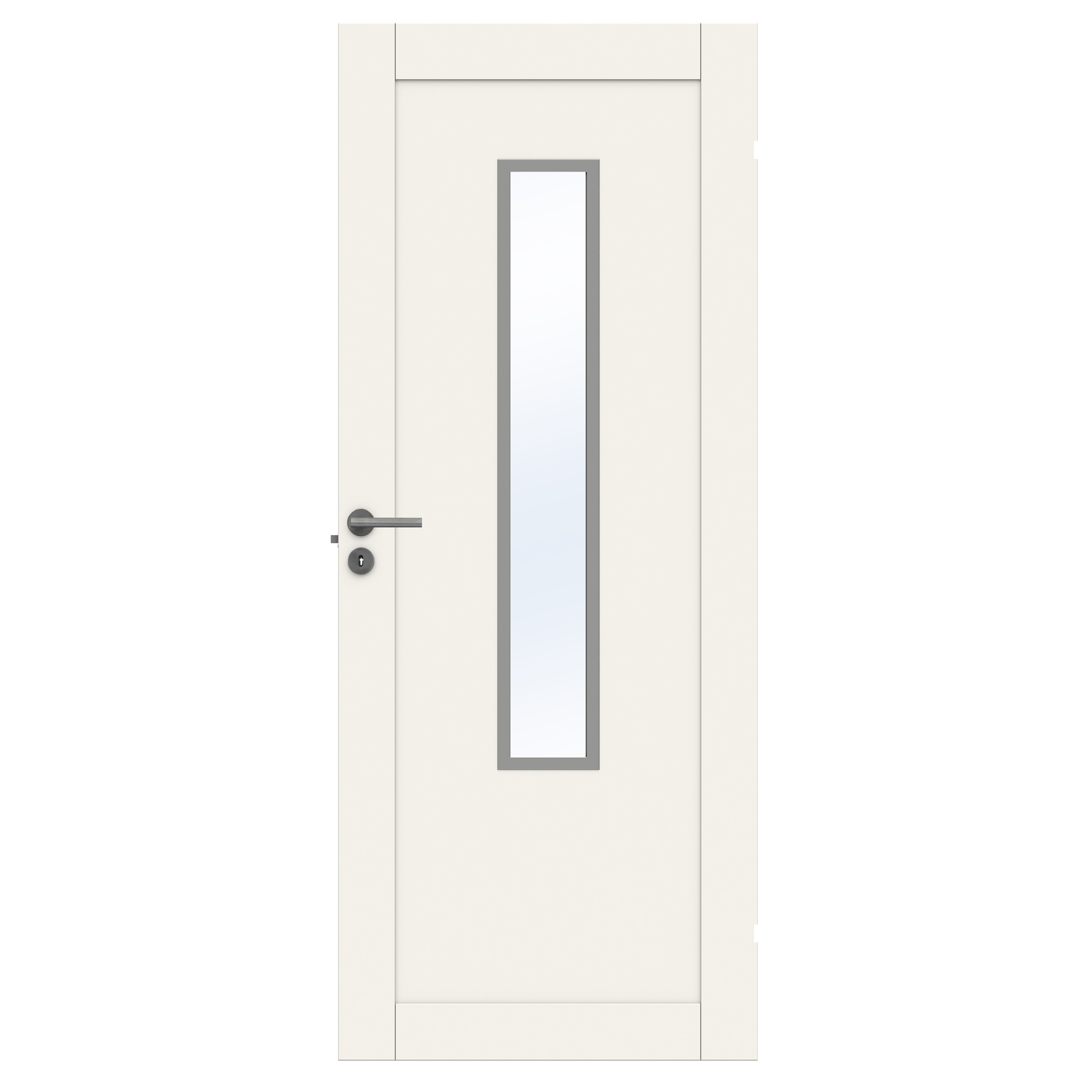 Innerdør Swedoor Unique 01L GWA 1120 Hvit med Karmsett