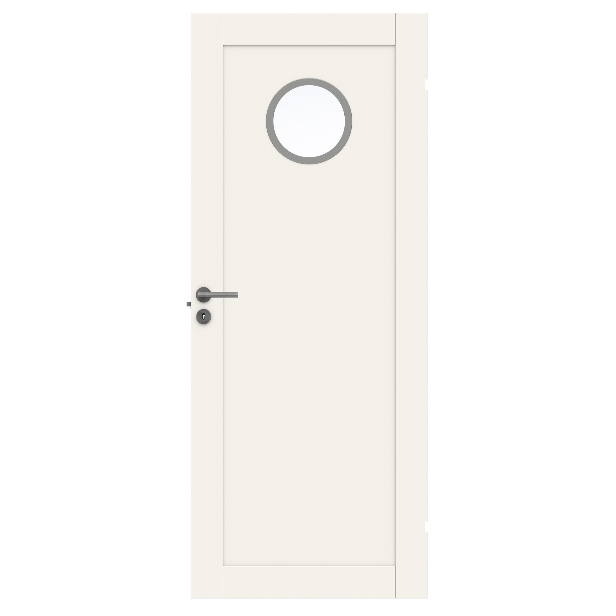 Innerdør Swedoor Unique 01L GWA 130 Hvit med Karmsett