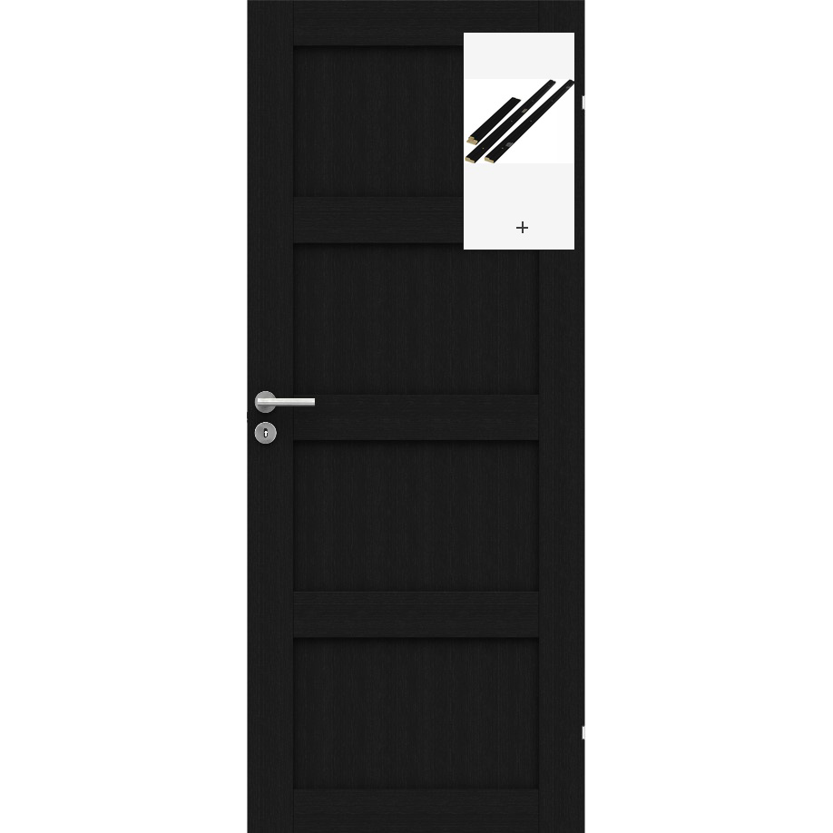 Innerdør Swedoor Unique 04L Finér med Karmsett
